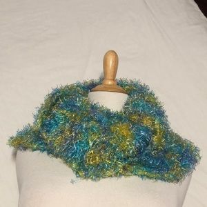 Knit Scarf in peacock 🦚